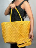 Goyard Saint Louis Tote Bag Yellow
