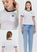 CELINE Triomphe White T-Shirt