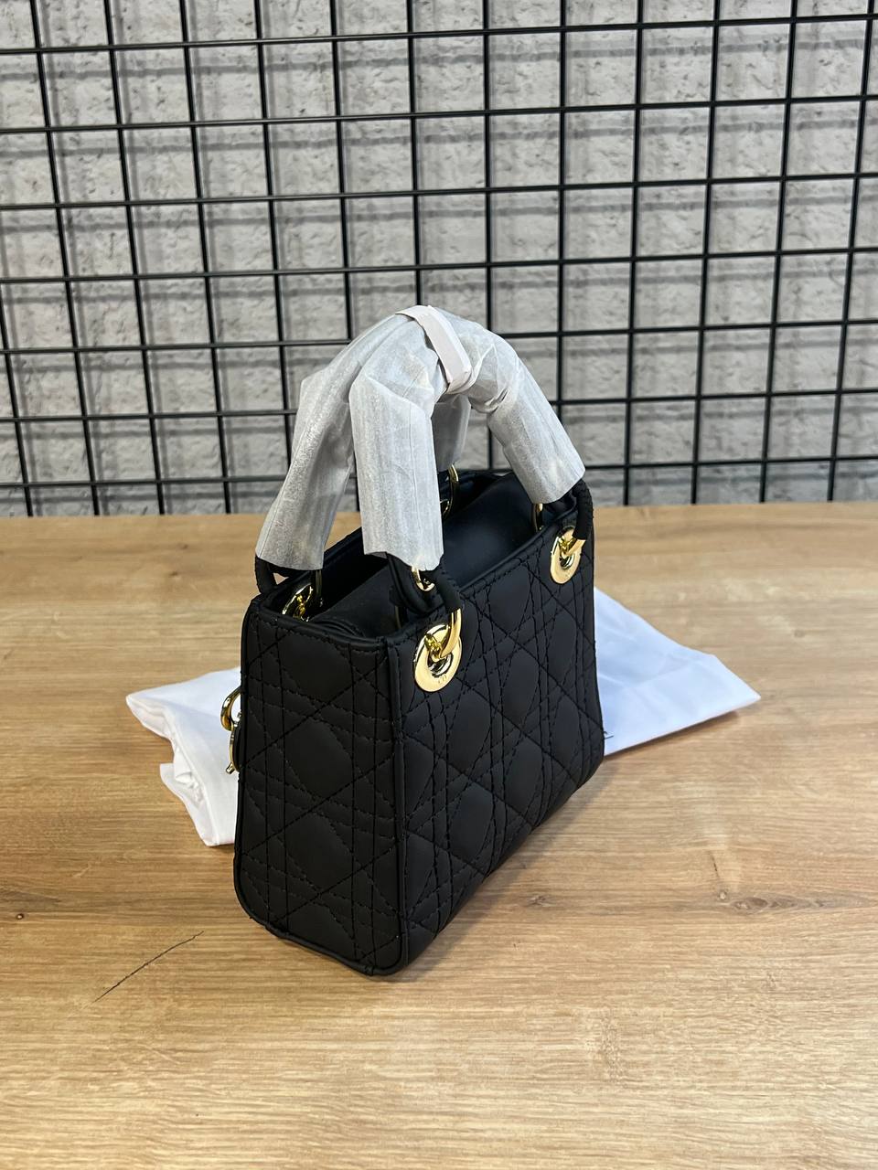 Christian Dior Lady Dior Mini Μαύρη