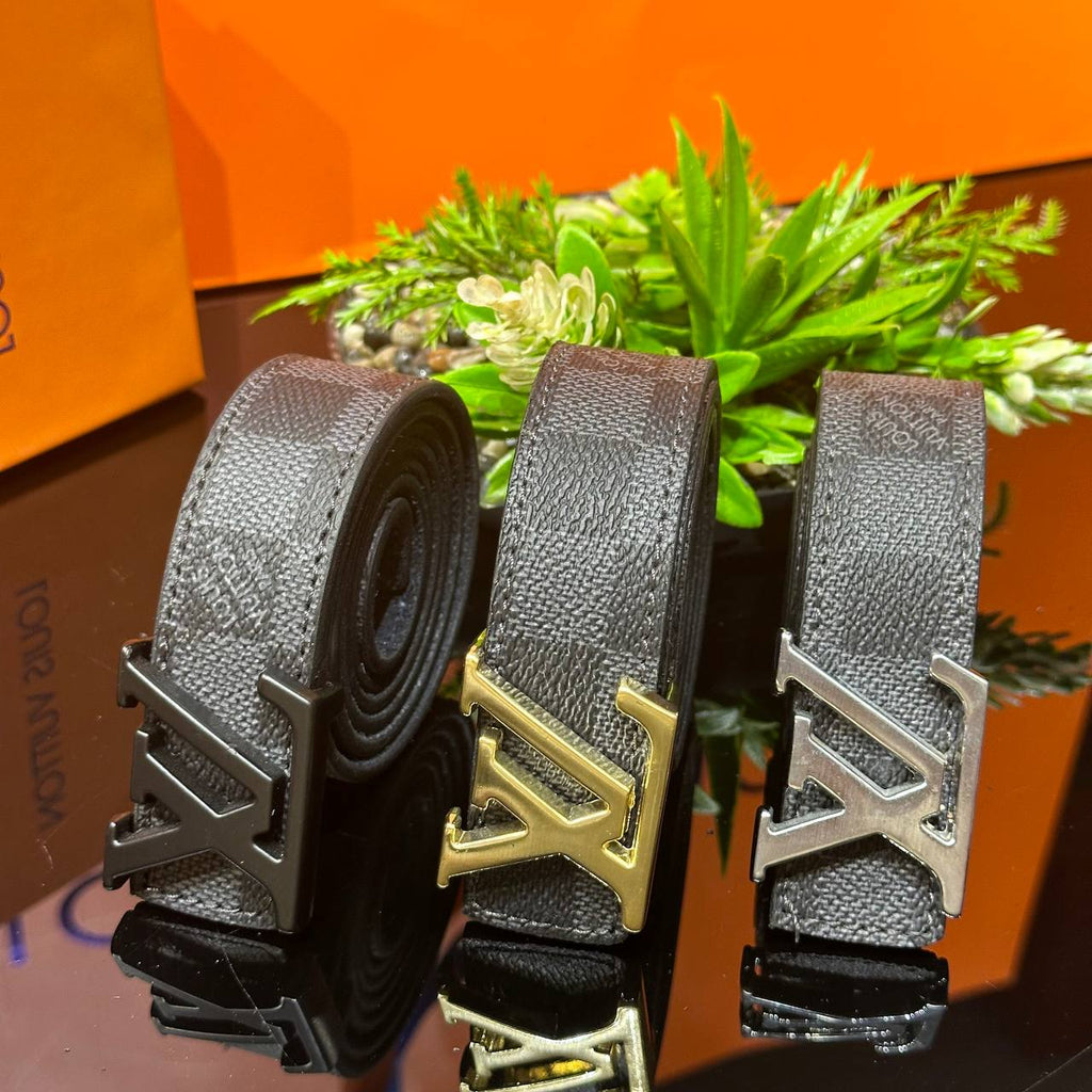 Louis Vuitton Initiales Belt Damier Graphite