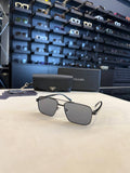 Prada Square Metal Sunglasses Grey Lenses