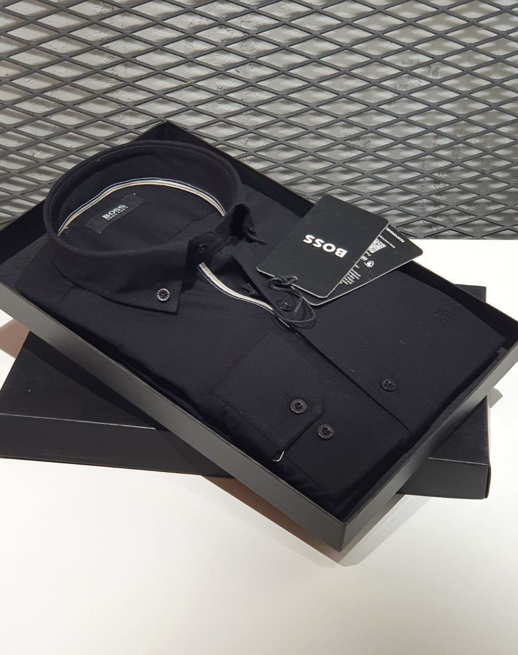 Boss Πουκάμισο Μαύρο