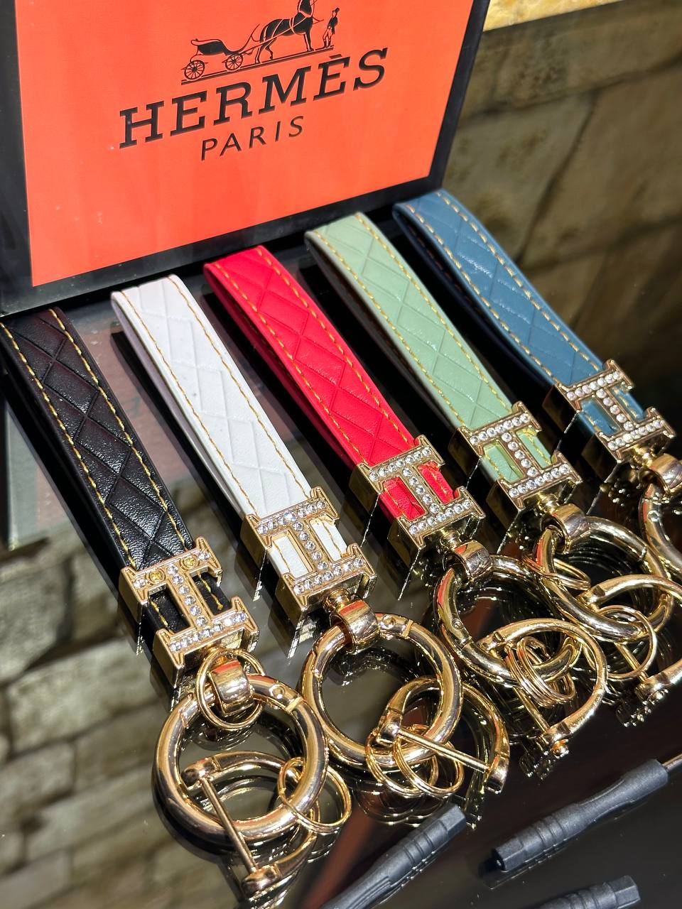 Hermes Μπρελόκ Μαύρο