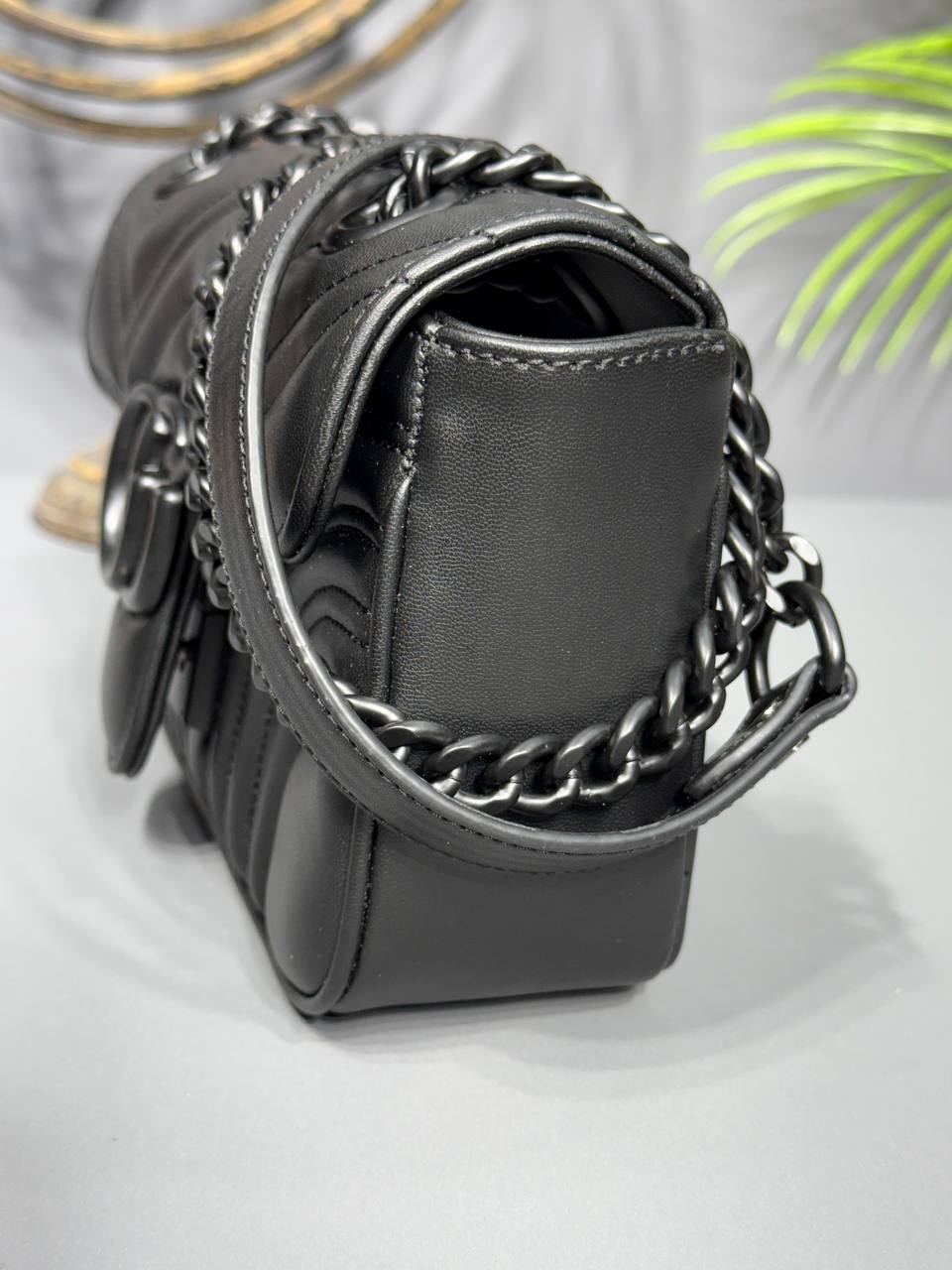 Gucci GG Marmont Shoulder Bag All Black