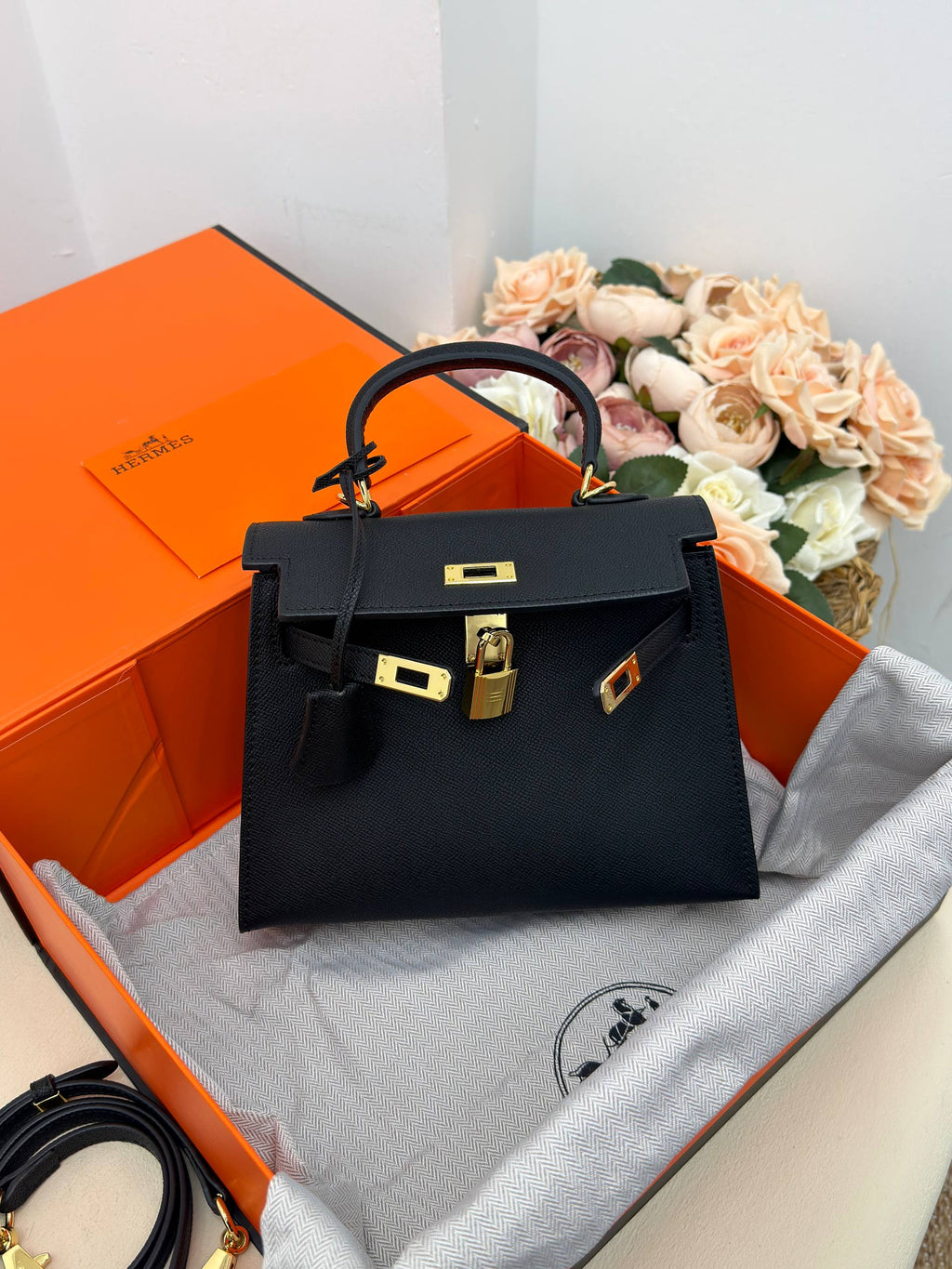 Hermès Kelly Mini Bag Black