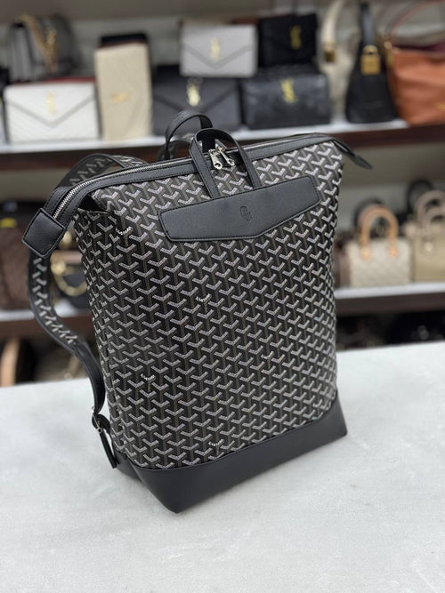 Goyard Saint Louis Backpack Canvas Black