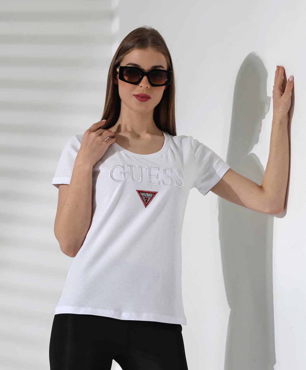 Guess Μπλουζάκι Λευκό