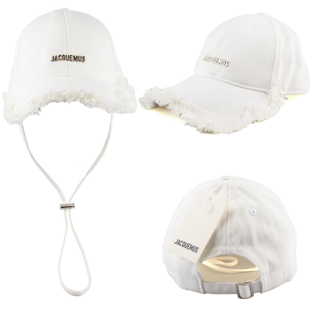 Jacquemus Logo Frayed Baseball Cap