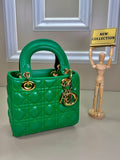 Christian Dior Lady Dior Bag Green