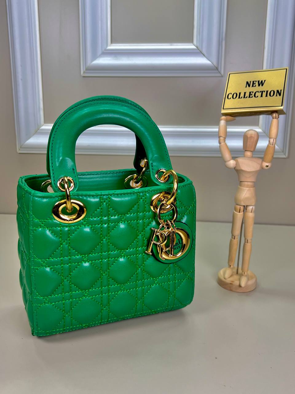 Christian Dior Lady Dior Bag Green