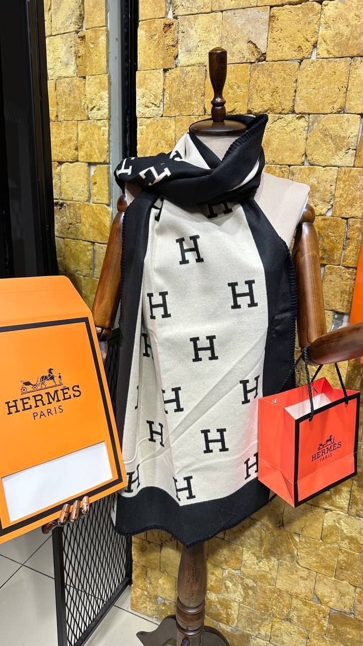 Hermes Scarf Μαύρο
