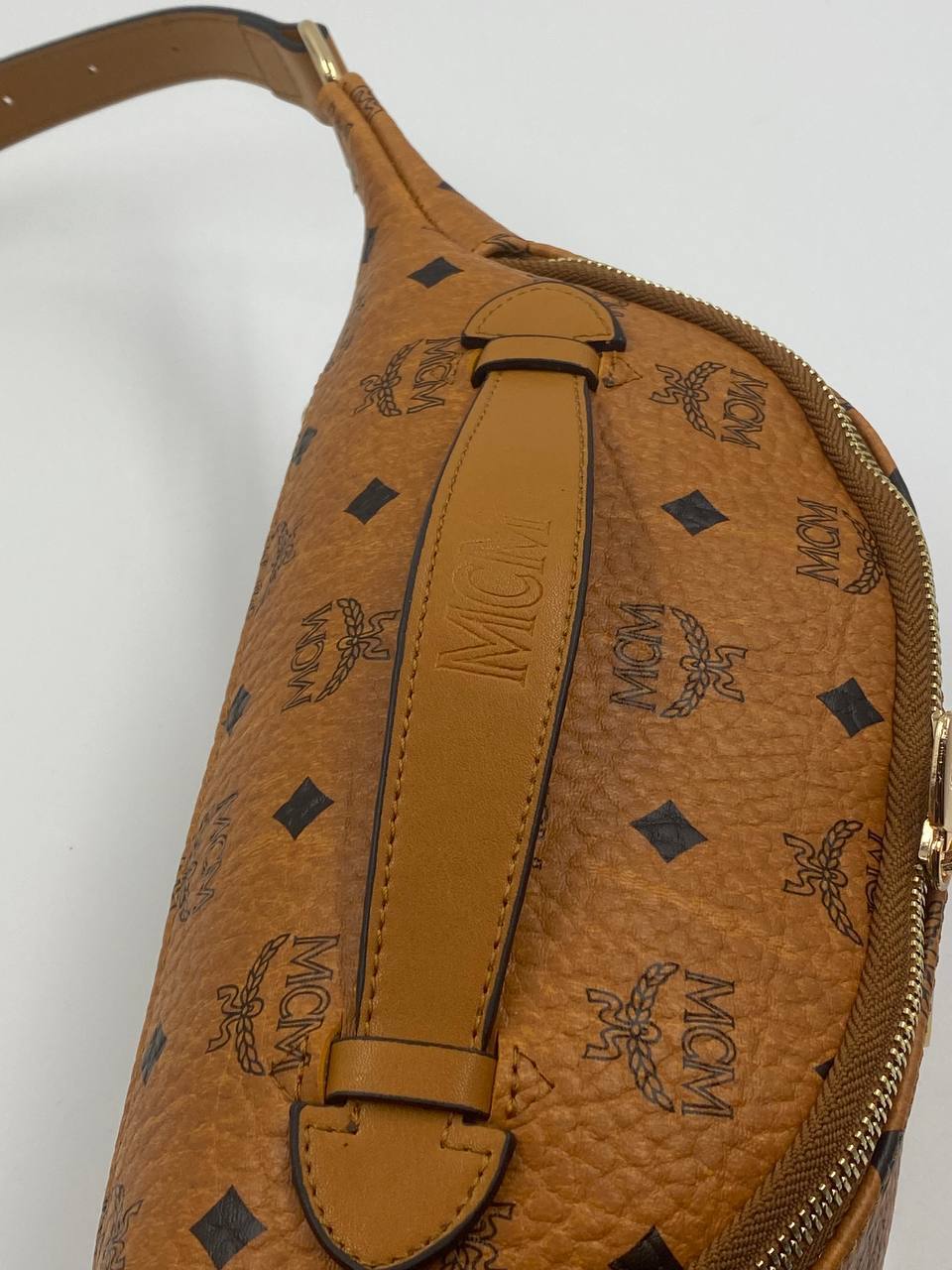 MCM Fanny Pack Cognac