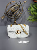 Gucci Marmont Shoulder Bag White