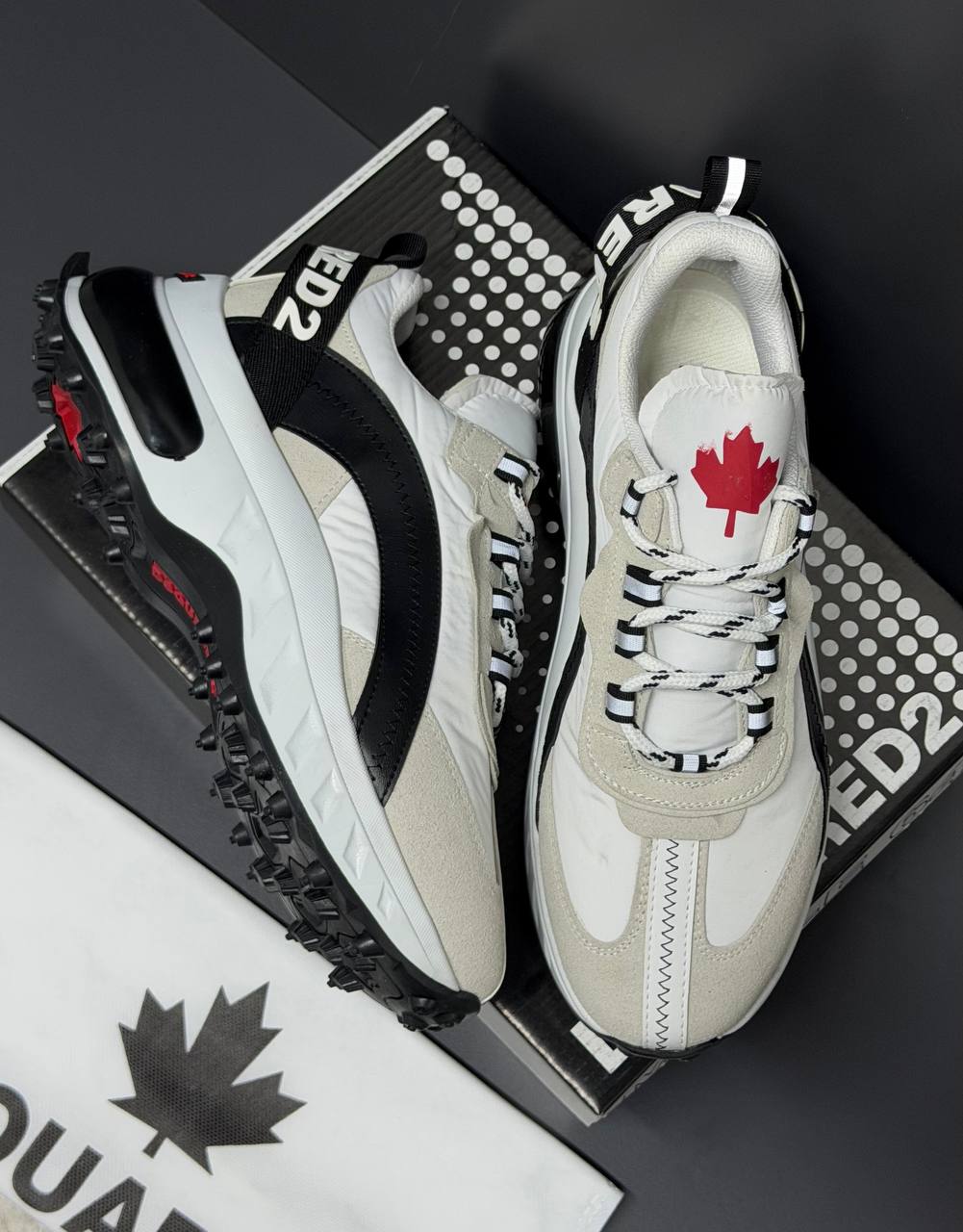 Dsquared2 Maple Leaf Sneakers White