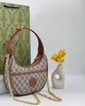 Gucci GG Supreme Hobo Bag Brown
