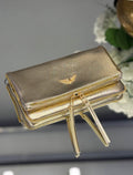 Zadig & Voltaire Rock Metallic Wallet Gold