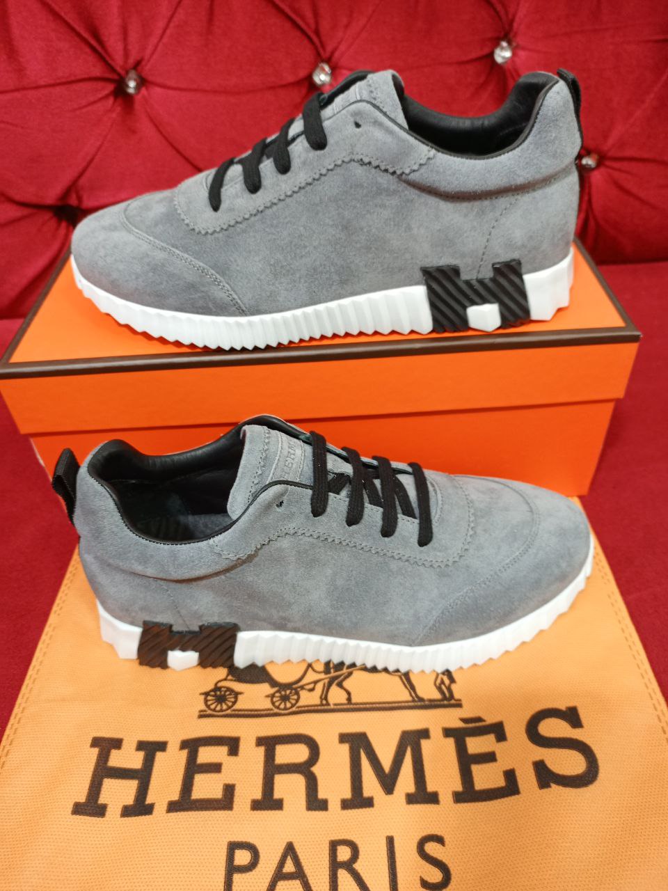Hermes Sneakers Grey