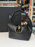 Chanel 22 Small Hobo Bag Black Quilted Leather