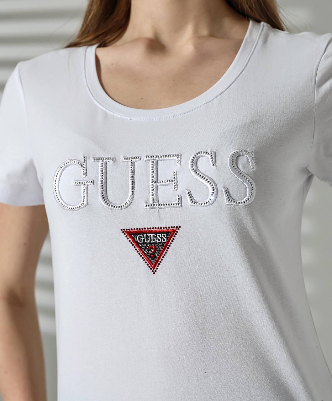 Guess Μπλουζάκι Λευκό