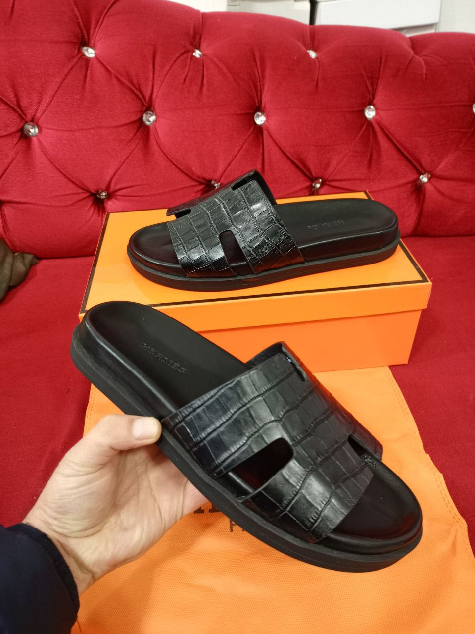 Hermes Slippers