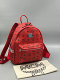 MCM Stark Backpack Red