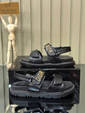 Dior Velcro Strap Sandals Black