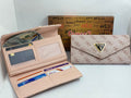 Guess Logo Long Wallet Beige